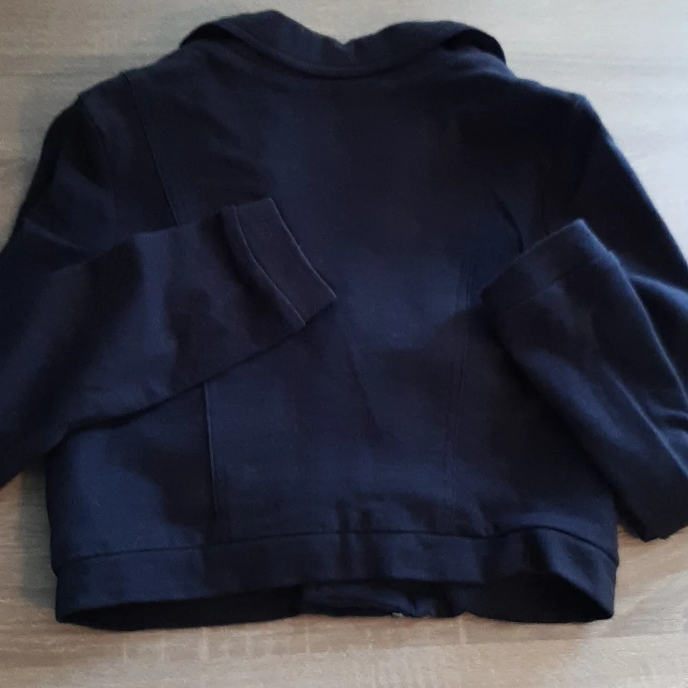 Cropped Moto Sweatshirt - Picture 2 of 2